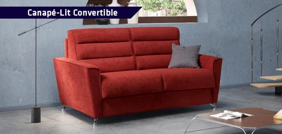 Canapé-lit Sofabed avec couchage de L140 cm x 195cm