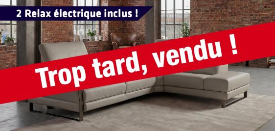 Grand angle Design avec un relax électrique