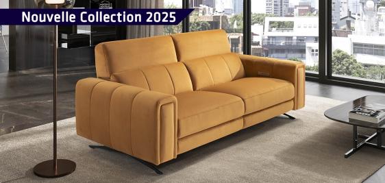 Canapé moderne design et confort avec personnalisation sur mesure