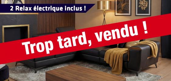 Angle Design avec un relax électrique et dossiers réglables