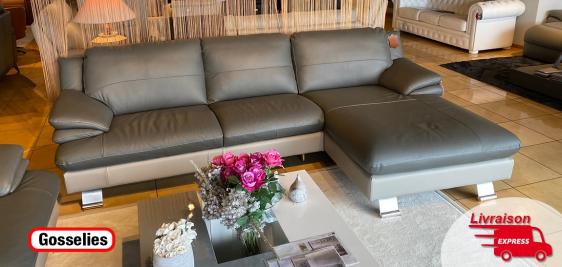 Batard 3 pl Gauche + Chaise longue