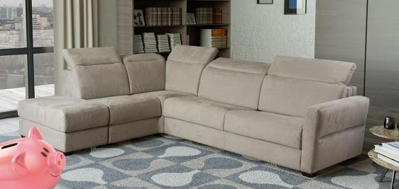 Angle contemporain avec dossier réglables