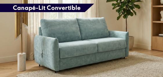 Canapé-lit convertible Sofabed® avec matelas 13cm